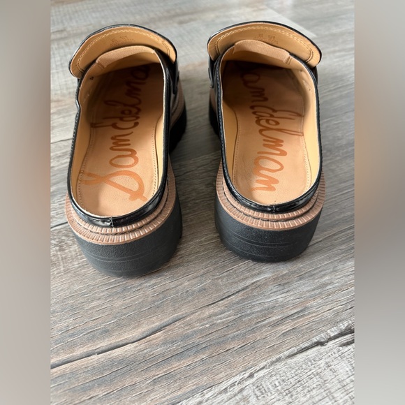 Sam Edelman Lennon Loafer Mule 8 Black Slip On Office Y2K - Picture 7 of 8
